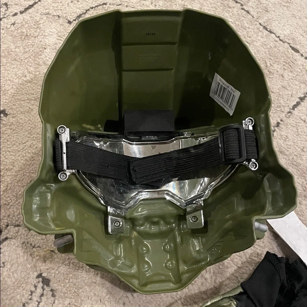 HALO Green and Black Sci-Fi Costume Suit